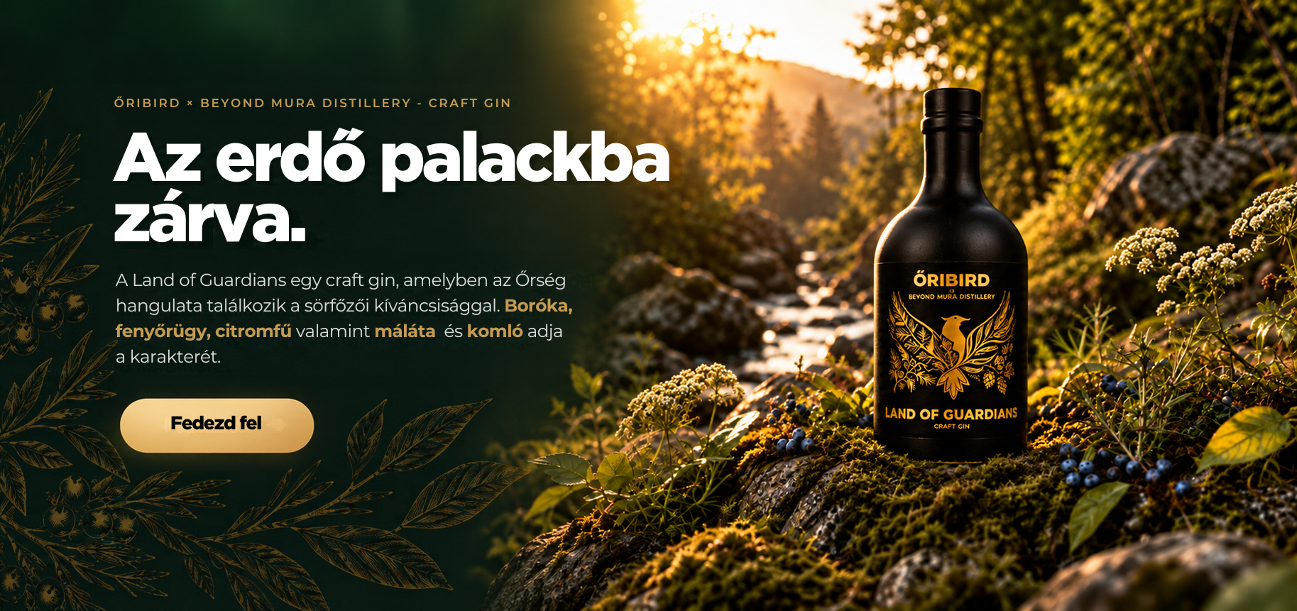 Őribird Land of Guardians gin