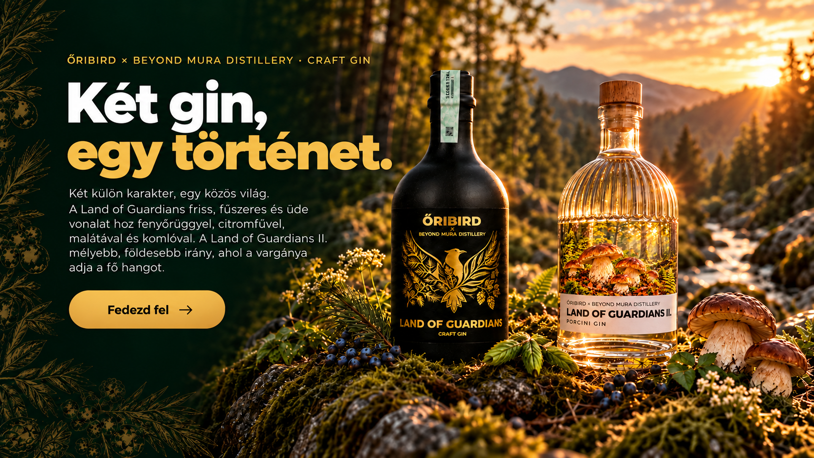 Őribird Land of Guardians gin