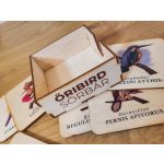 ŐriBird "Madárvilág" – 6 darabos fa söralátét szett