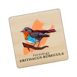 ŐriBird "Madárvilág" – 6 darabos fa söralátét szett