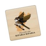 ŐriBird "Madárvilág" – 6 darabos fa söralátét szett