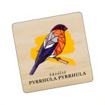 ŐriBird "Madárvilág" – 6 darabos fa söralátét szett