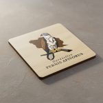 ŐriBird fa söralátét egyedi madármintával